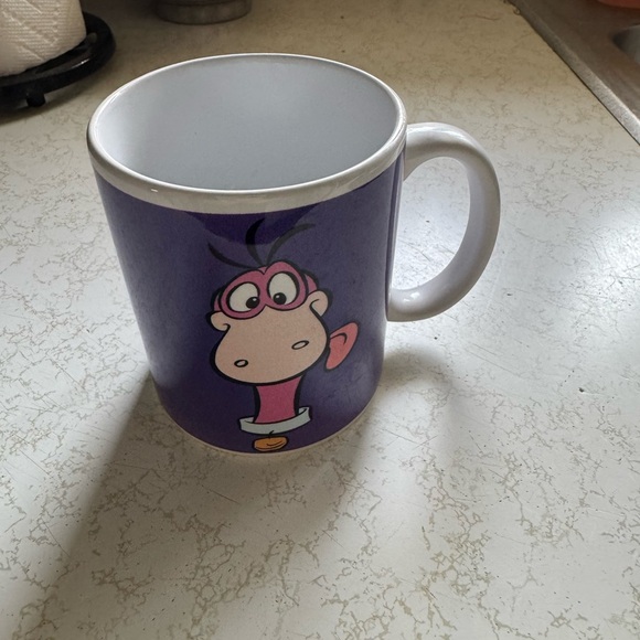 Other - Purple Dino Flintstone Character Mug- cute!